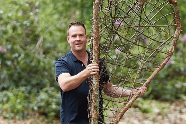 Luuk Assinck houten hart gevlochten natuur